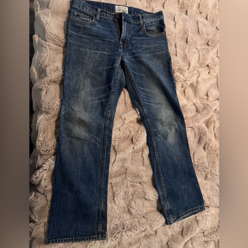 Aeropostale Classic Driggs Slim Bootcut Blue  Jeans